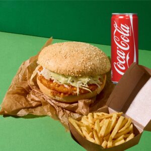Crispy Chicken Burger XL Menü