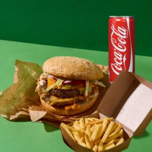 Double Cheeseburger XL Menü