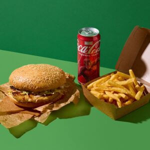 Grilled Chicken Burger XL Menü