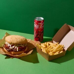 Pikanter Hamburger XL Menü