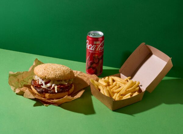 Pikanter Hamburger XL Menü