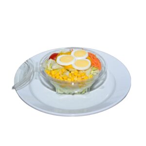 Salatplatte mit Ei