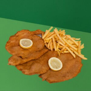 Schnitzel Plaza Teller