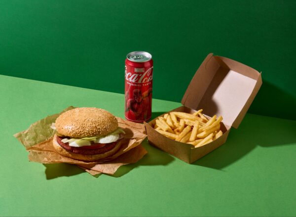 Veganer Hamburger XL Menü