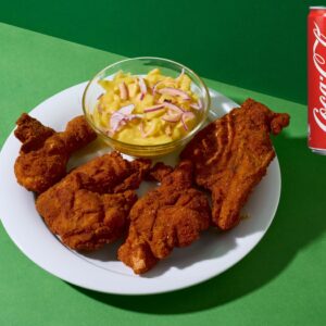 Wochenmenü 3: ½ Backhendl + Beilage + 0,33l Getränk